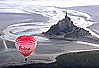 Zoom sur Le Ballon Leica au Mont St Michel - Format: 425x312 - 22ko
