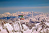 Flying over Mont Blanc